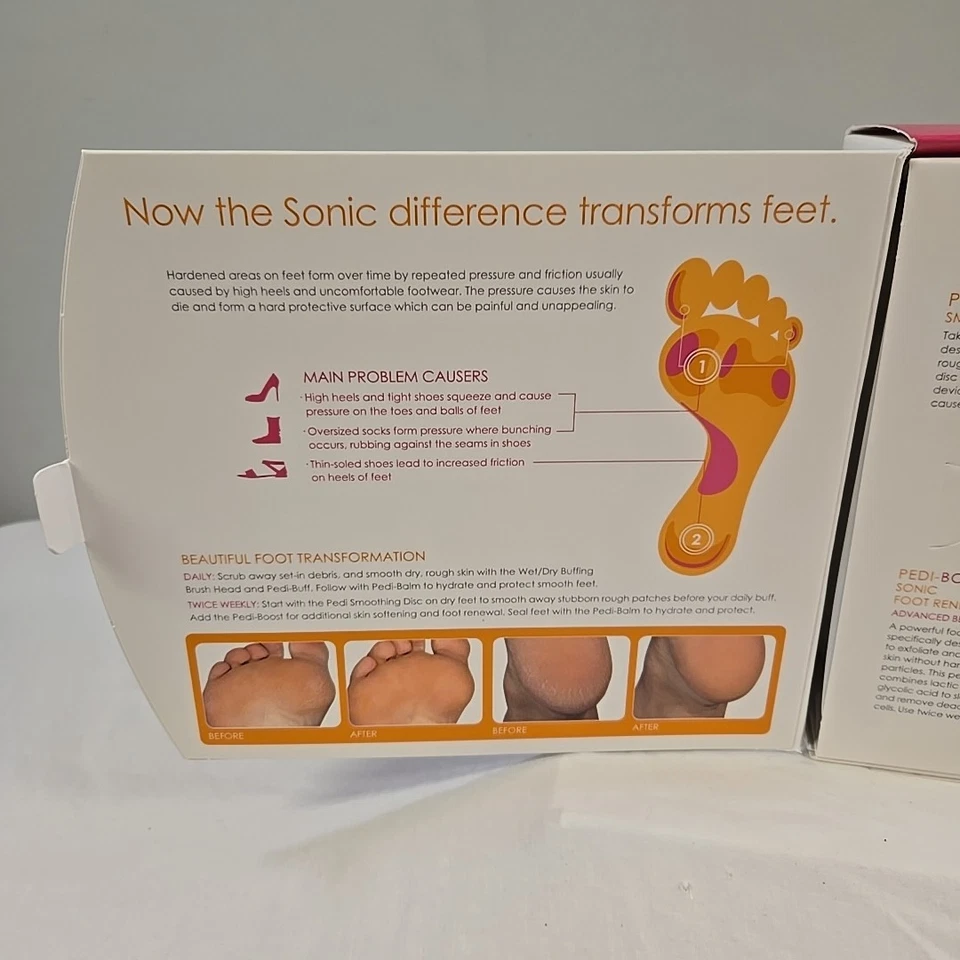 (NUEVO) Sistema de transformación de pies sónico Clarisonic Pedi Foto 4 de 4