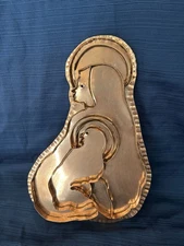 Michael Bonne Copper Cookie Cutter  It’s Gianormous! Mary with Baby Jesus 