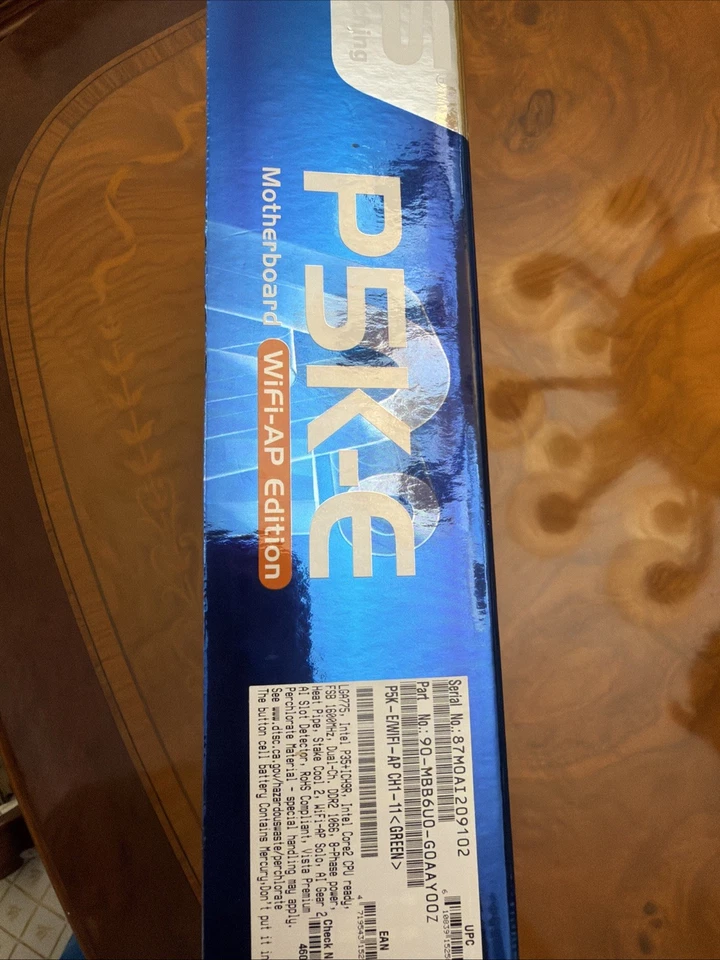 Placa madre ASUS P5K-E/WIFI-AP Intel P35 DDR2 LGA 775 ATX probada funciona muy bien Foto 4 de 4