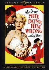 She Done Him Wrong - DVD By Mae West,Cary Grant,Gilbert Roland,Noah Beery - GOOD