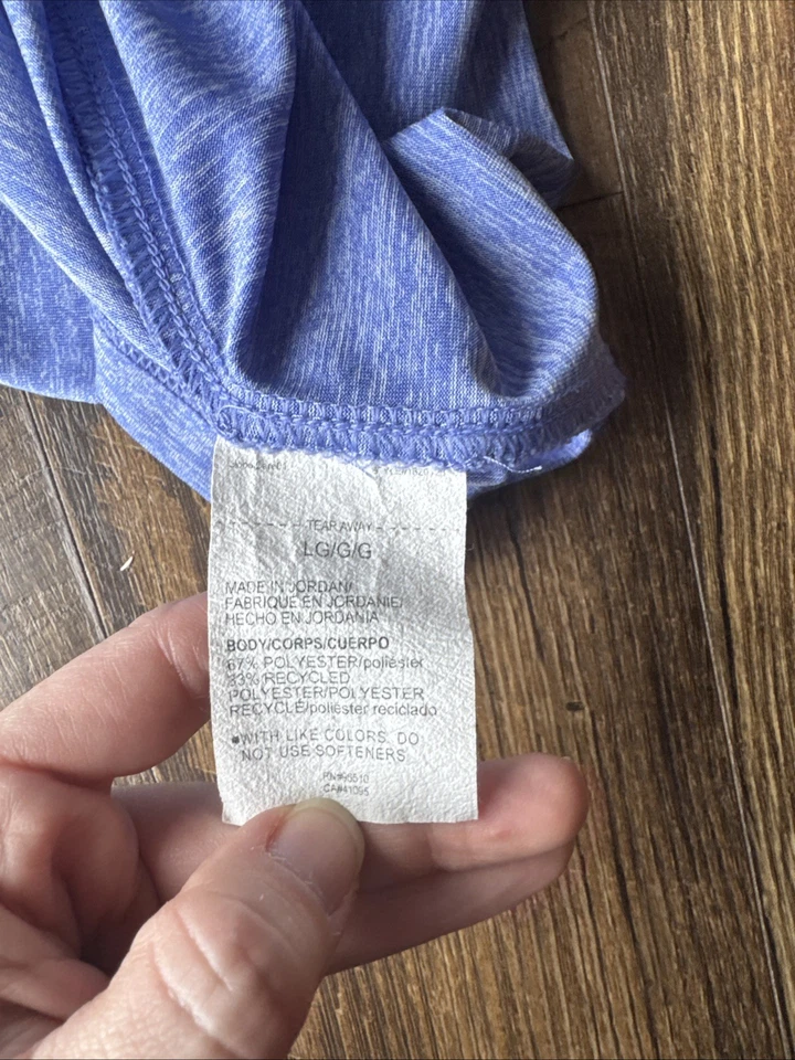 Camisa Pullover Under Armour HeatGear Calce Suelto 1/2 Cremallera Azul Brezo Para Mujer Grande Foto 4 de 4