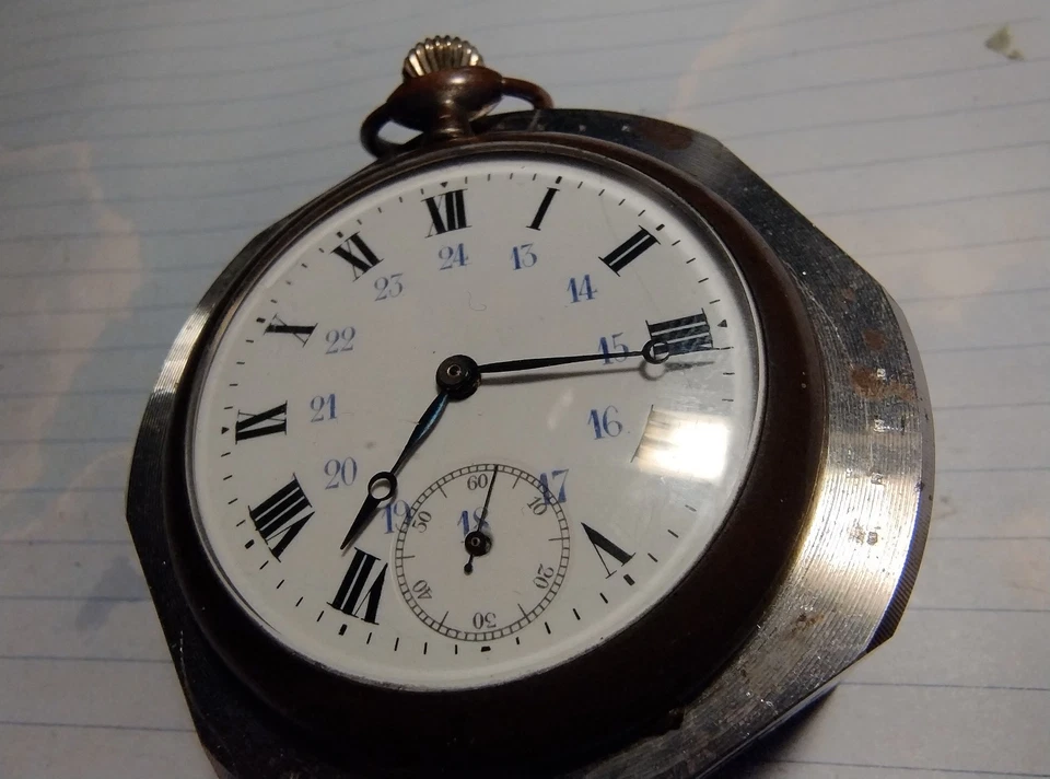 Taschenuhr - alt- Handaufzug - Hersteller unbekannt ...(Brevet) - Bild 4 von 4