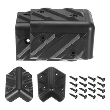 4 Pcs Speaker Corners Protector 48x48x80mm Plastic Edge with 16 Pcs Screw