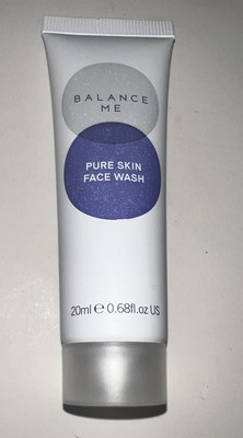 Balance Me Pure Skin Face Wash 20 ml Travel Size NEW & Sealed