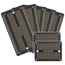Solderable Breadboard PCB Board Gold-Plated Solder for DIY Black