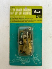 Revell 1/24 Brass Chassis for SP-80 Motors for 1/24 slot car NIB