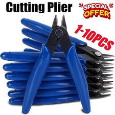 10x Flush Cut Electrical Wire Cable Cutter Cutting Side Snips Flush Nipper Plier