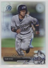 2017 Bowman Draft Chrome Refractor Isan Diaz #BDC-102 8k4