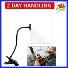 5X Magnifying Glass with Clip for Reading, 10x6 inch Large Full Page Magnifie...