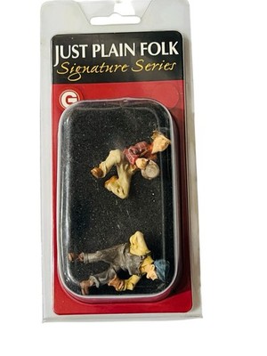 Just Plain Folks Signature Series G 45mm Town Boys Train Figures