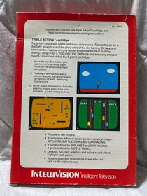 Triple Action Intellivision                                                    x