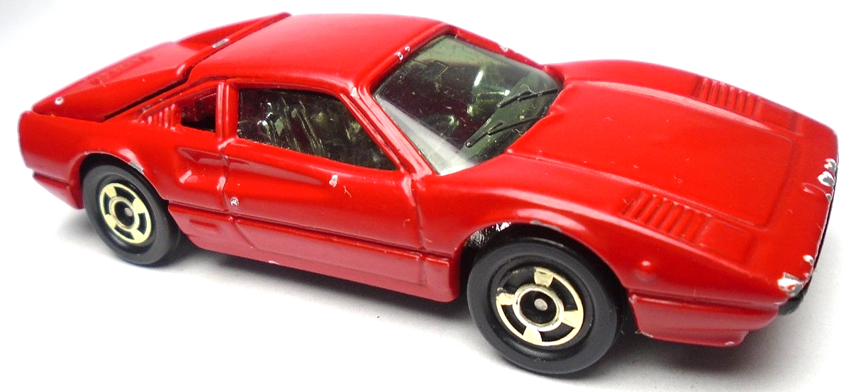 VINTAGE TOMICA TOMY FERRARI 308 GTB RED 1:60 DIECAST 2 5/8