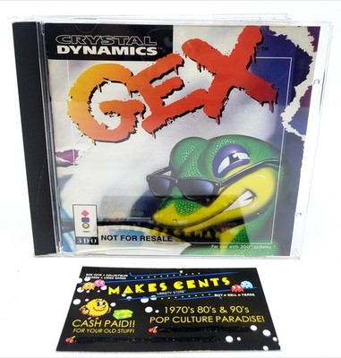 Pansonic 3DO - Gex - Video Game - NOT FOR RESALE - NFR - NICE!