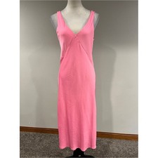 A New Day Pink V-Neck sleeveless Slip maxi Dress size extra small