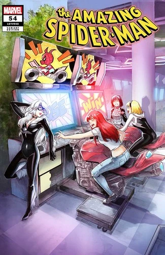 Amazing Spider-Man #54 Saowee Exclusive Black Cat Silk Gwen Spiderman 1