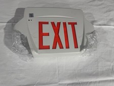 EMERGI-LITE 6V Premier Plastic Exit Sign White LED Single Face WPR612M1R2LA