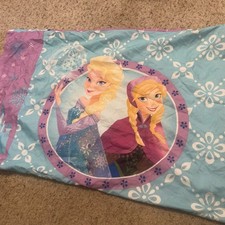 Disney Frozen Elsa Anna purple Pillow Case standard