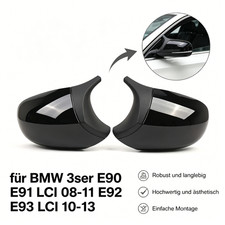 Für BMW 3er E90 E91 LCI 08-11 E92 E93 LCI 10-13 Spiegelkappen Außenspiegel