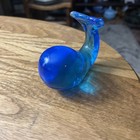 Ron Ray Cobalt Blue Whale Art Glass 1994 Signed & Dated Paperweight — photo 2
