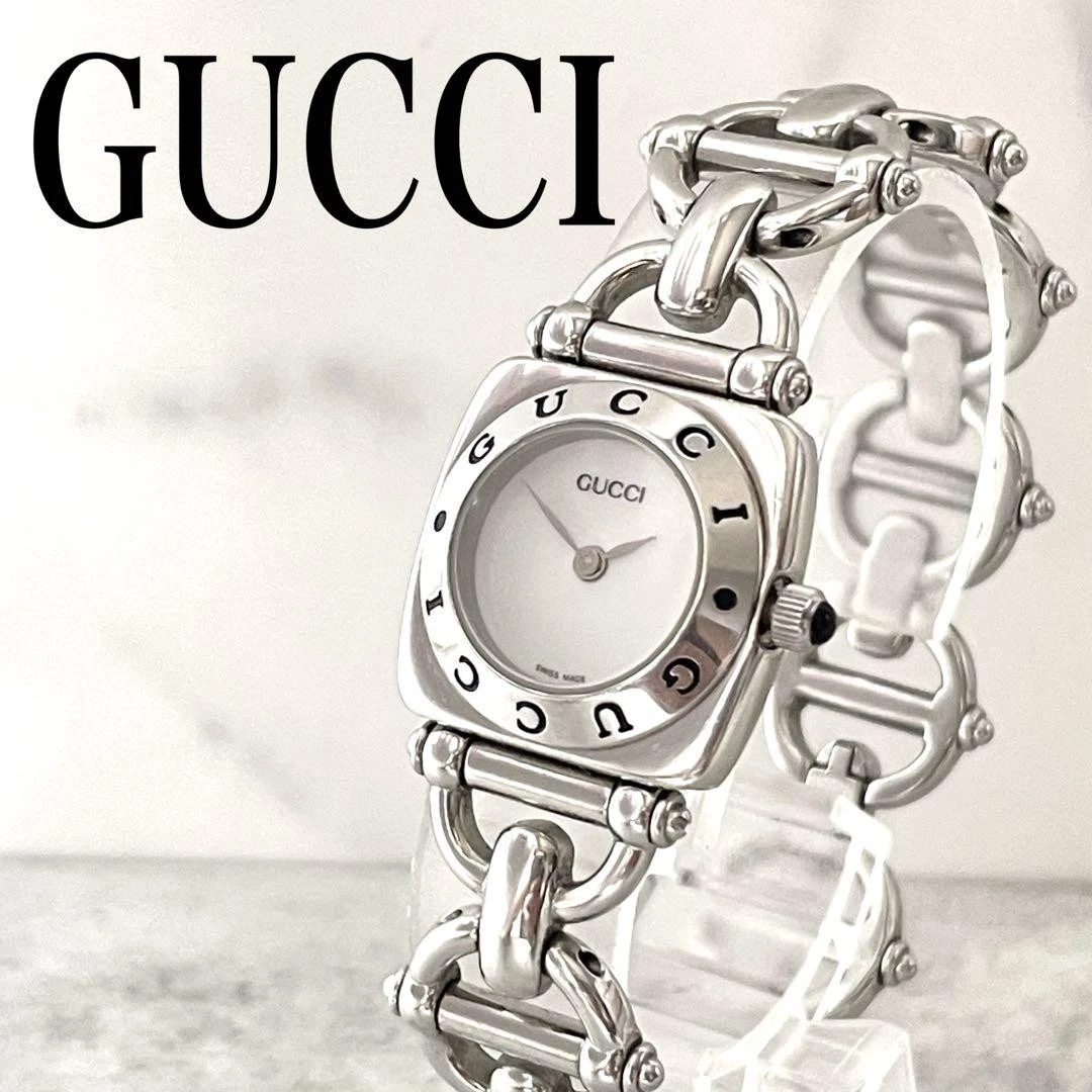 Orologio Gucci Horsebit da donna quarzo argento a batteria usa dalppone