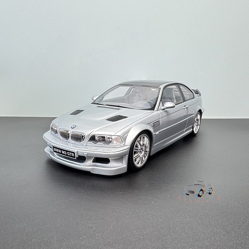 OTTO 1:18 BMW E46 M3 GTR Silver Resin Car Model Car Model | eBay