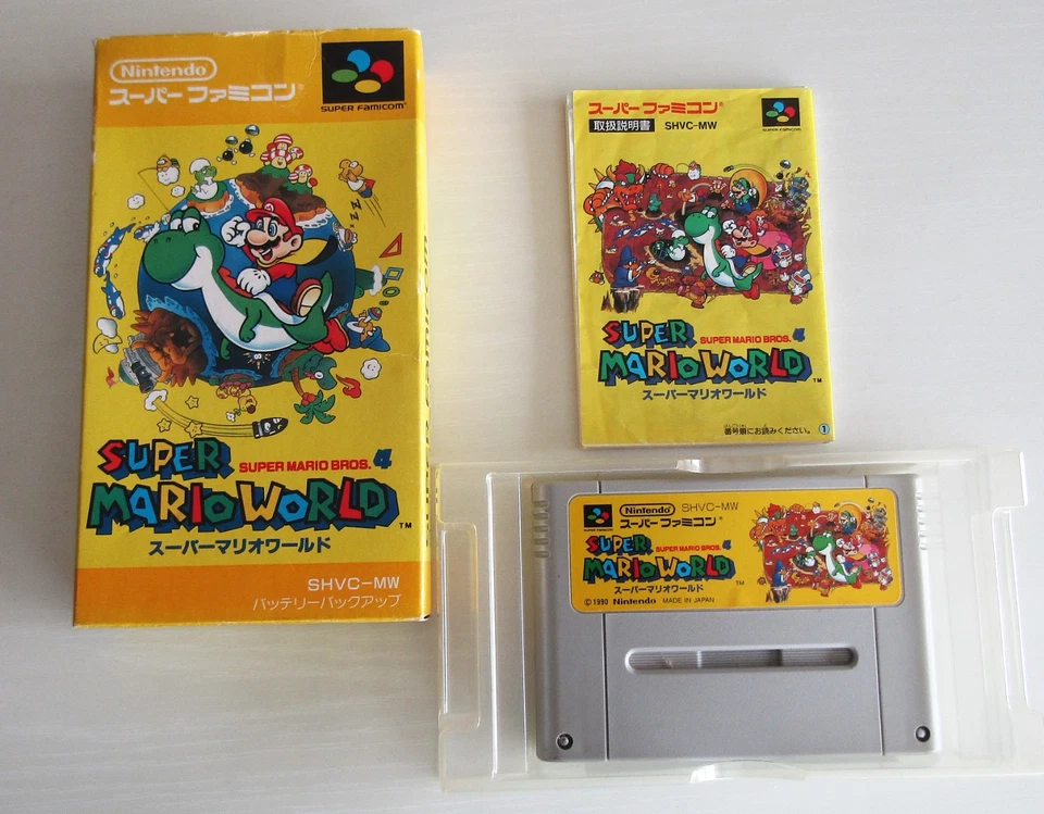 Super Mario Collection , Mario World ,Mario Kart, Yossi SFC Super Famicom 6 set - Image 3 of 4