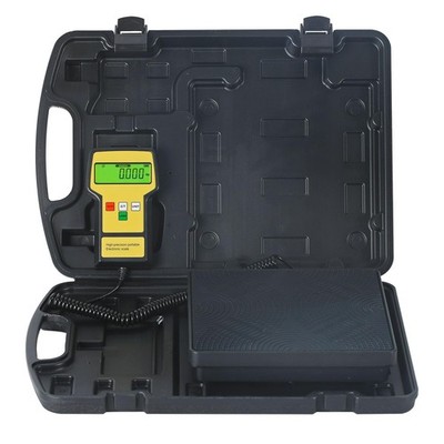 220LBS Electronic Digital Refrigerant Charging Weight Scale with Portable Cas...