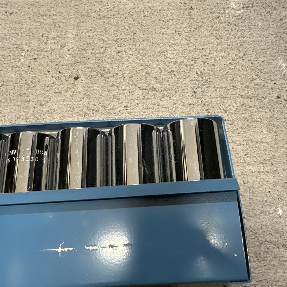 CORNWELL USA 1/2” Dr. Metric 12 pc Deep Socket Set STM3210LS 6pt 10-18mm & 3/4" - Image 2 of 4