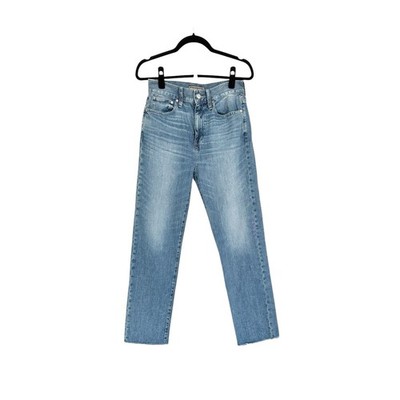 J. Crew Point Sur High Rise Slim Boy Jeans Blue Wash Straight Women's Size 26