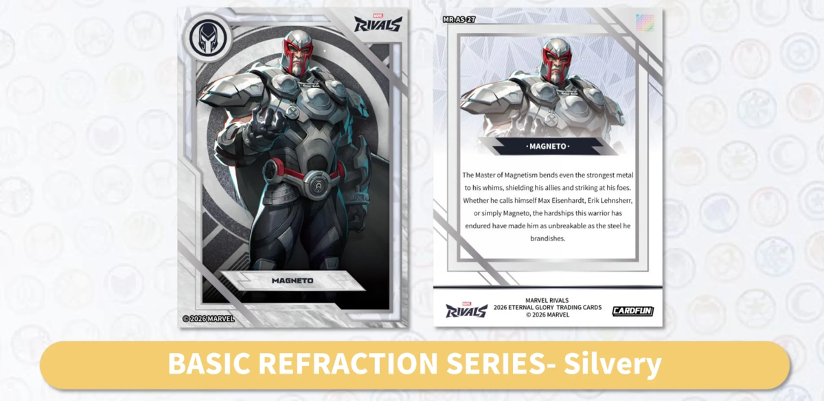 2026 Cardfun Marvel Rivals Eternal Glory REFRACTION BASE SILVERY