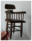 Antique Primitive, Folk Art, Miniature Windsor Chair — photo 2