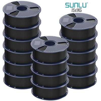 5x1KG 5x10KG Sunlu 1.75MM PLA Filament For 3D Printer 1KG Spool