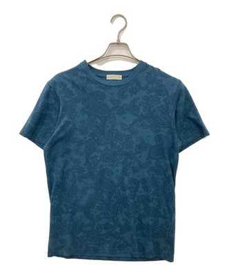 ETRO Paisley print T-shirt Size: M Blue Men 9168 1Y020