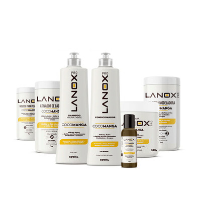 Trihair Lanox CocoManga Complete Curl Care Kit   Deep Nutrition & Definition