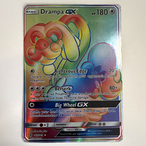 The Pokémon Company Drampa GX 160/145 SM Guardians Rising Full Art Holo SR EN