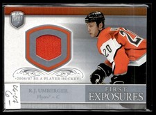 2006-07 Be A Player Portraits First Exposures R.J. Umberger Philadelphia Flyers