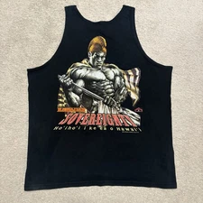 90s Hawaiian Strength Warrior Vintage Tank Top Tee size XL