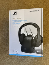Image of Sennheiser RS 120-W On-Ear Wireless TV Headphones - opened never used