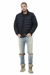 members only varsity puffer jacket