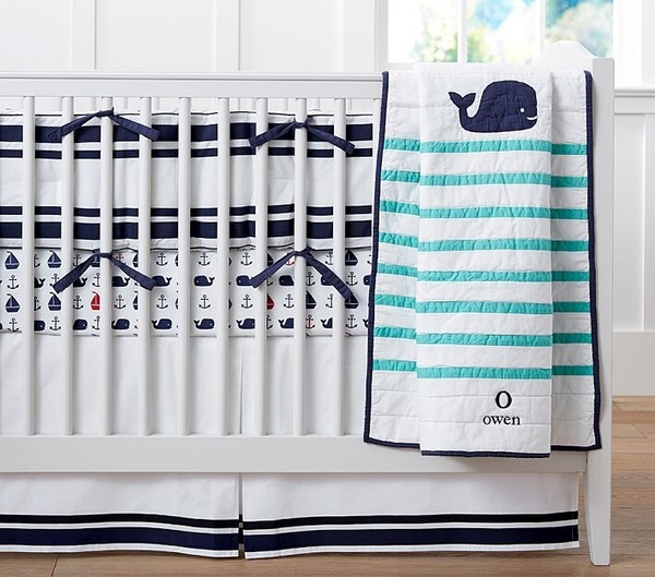sailboat crib bedding