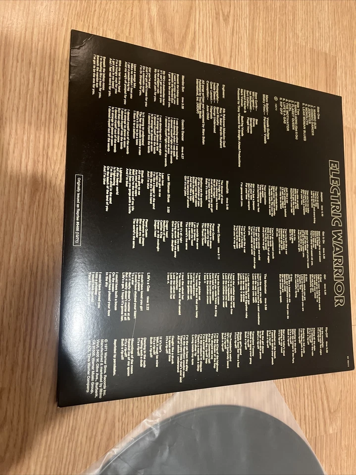 T.Rex Electric Warrior 180 Gram WB Rhino Vinyl LP US Reprise Rare 2003 RS76111 - Image 3 of 4