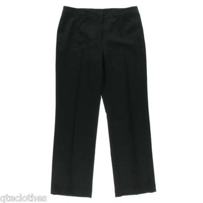 black straight leg dress pants Bi-Stretch Straight Leg Pants