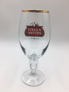 Stella Artois 33cl Gold Rimmed Beer Glass Pasabahce Ebay