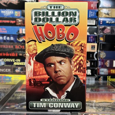 The Billion Dollar Hobo 1977 VHS Tested Tim Conway Wacky Rags to Riches Comedy