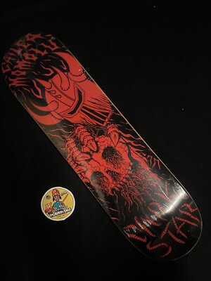 SUPER RARE Galiea Momolu Red Skull Darkstar Skateboard Deck Pro