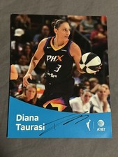 Diana Taurasi Signed Photo 8.5x11 Letter Phoenix Mercury Wnba AUTO