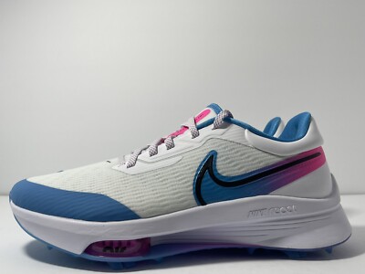 Men Nike Zoom Infinity Tour NEXT% Golf Shoes White Blue Pink