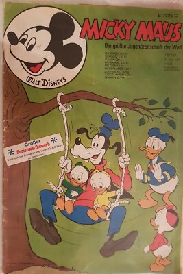 Micky Maus/Jahrgang 1971 / Heft Nr. 27 in Comic Hülle verschweißt !