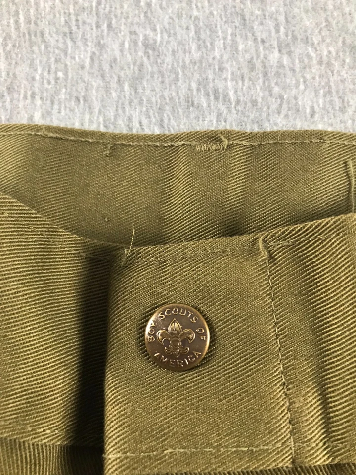 Boy Scouts of America Cargo Pants Youth 24x29 Olive Green Official Uniform - Image 3 of 4