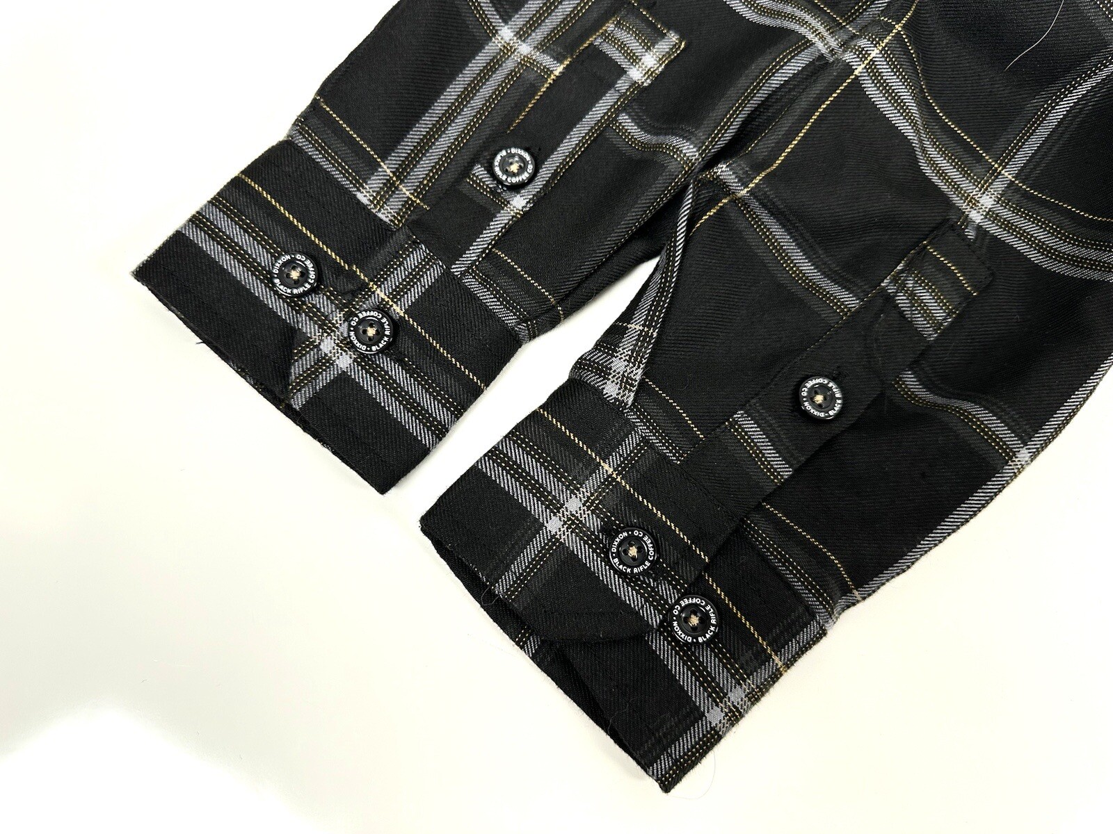 Dixxon Women’s Shirt Large Flannel Black Gray The Fireside Black Rifle Coffee Co image 9